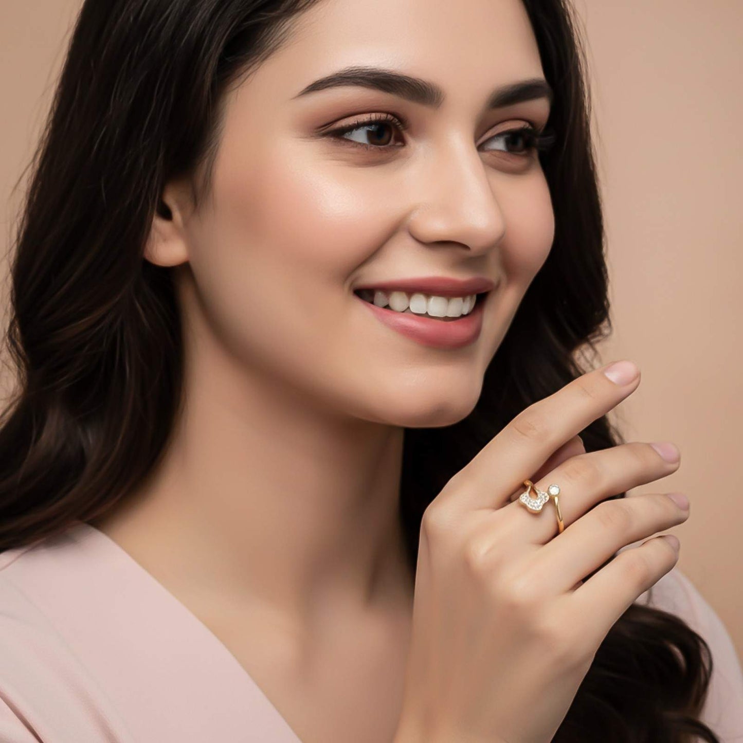 Golden Ever Glow Diamond Ring