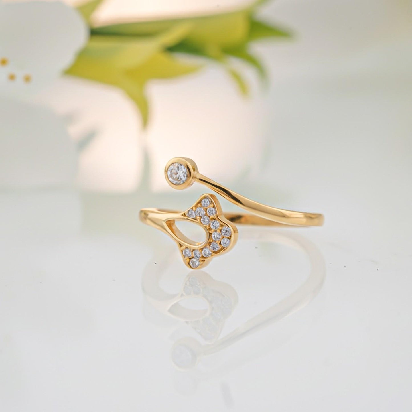 Golden Ever Glow Diamond Ring
