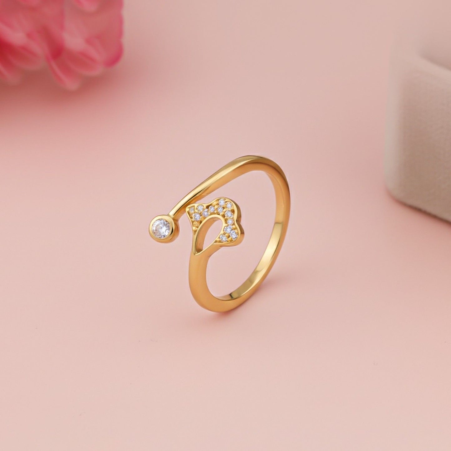 Golden Ever Glow Diamond Ring