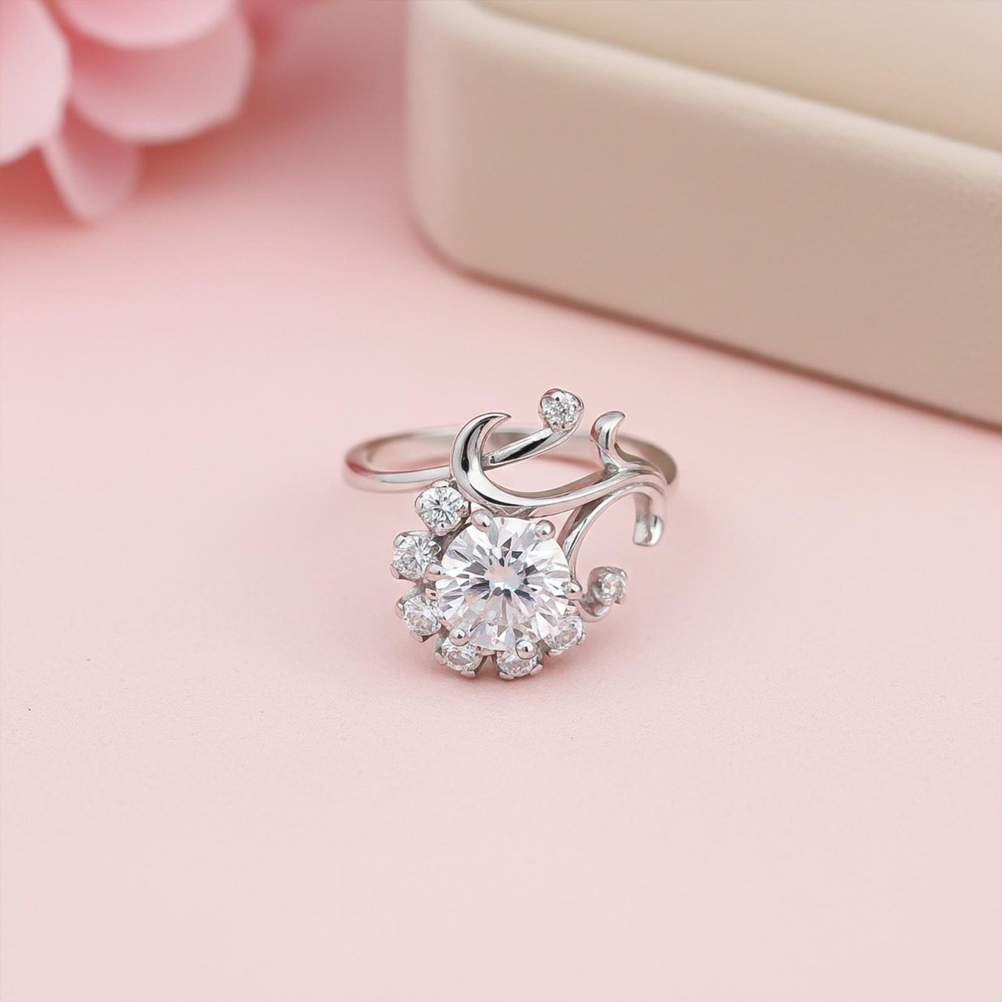 Silver Cocktail Statement Ring