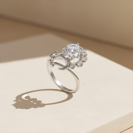 Silver Cocktail Statement Ring