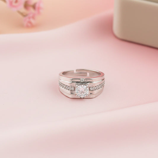 Silver Harmony Ring For Him