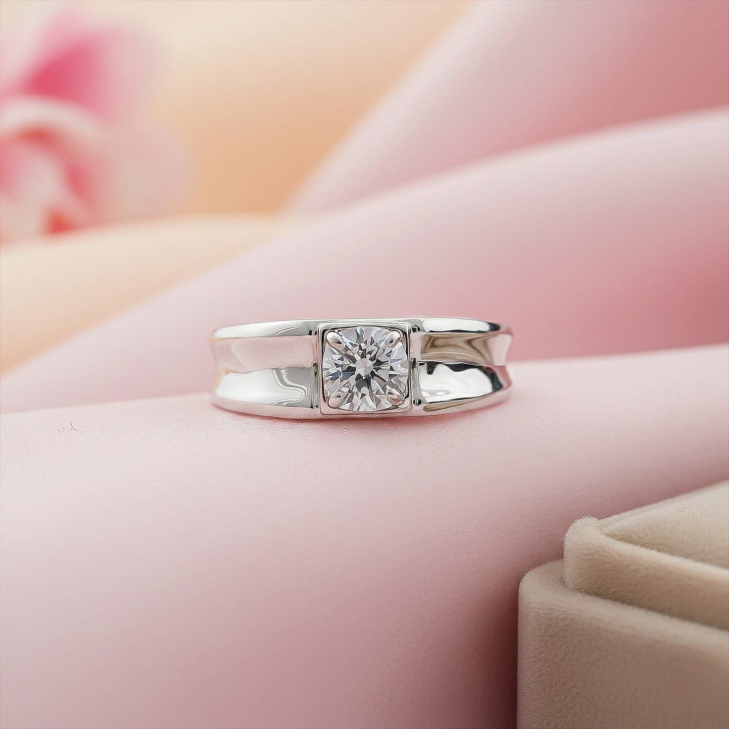 Silver Charming Band For Him