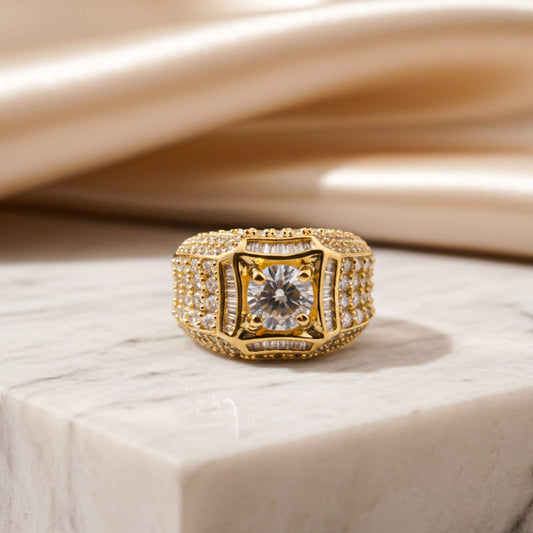 Silver Fortress Ring For Him