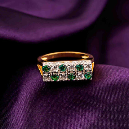 Silver Cluster Statement Ring For Him