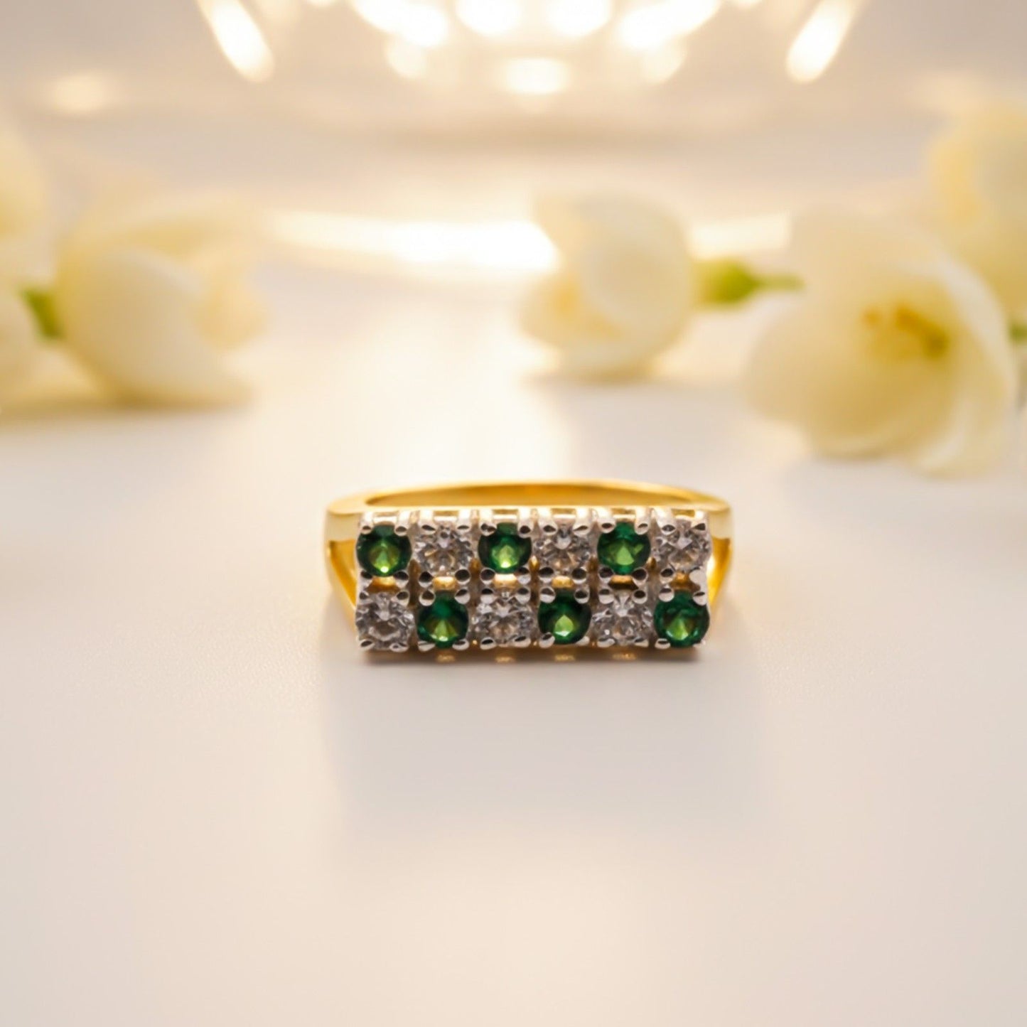 Silver Cluster Statement Ring For Him