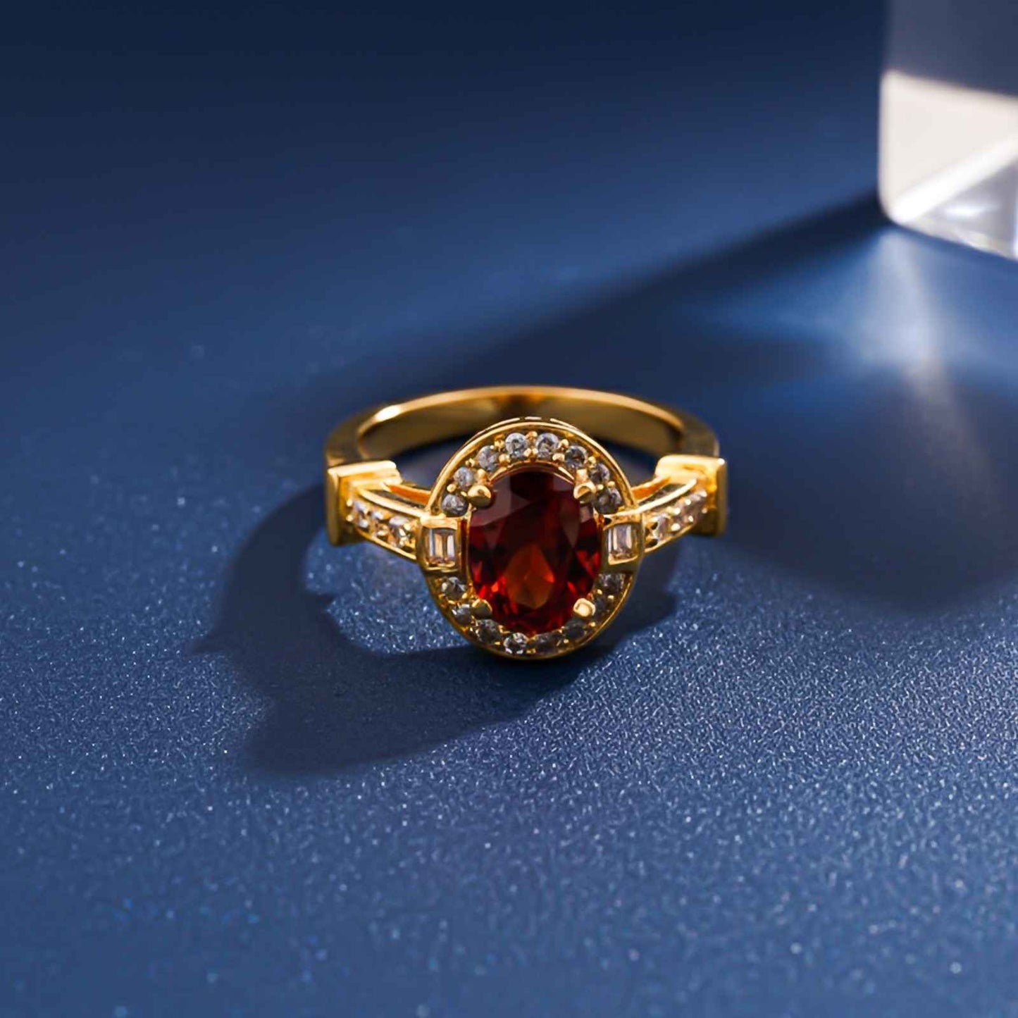 Silver Halo Designer Ring for Women