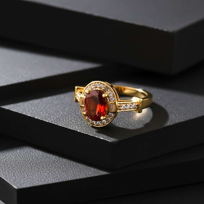 Silver Halo Designer Ring for Women