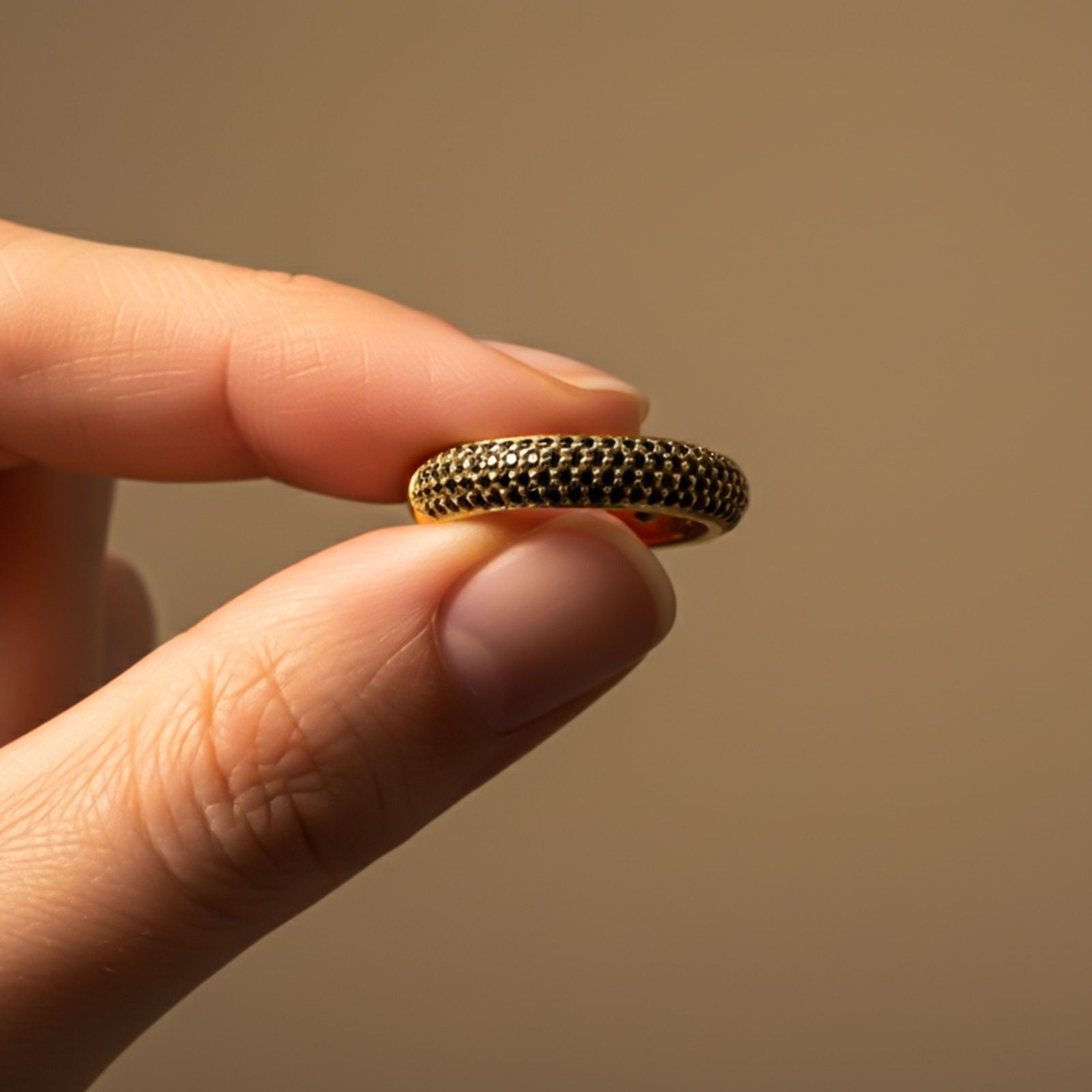 Silver Wide Band Designer Ring