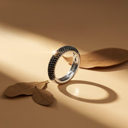 Silver Wide Band Designer Ring