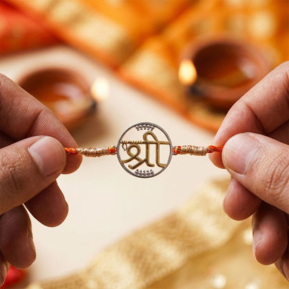 Dual Tone Heavenly Shree Rakhi