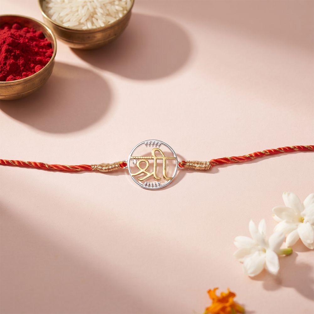 Dual Tone Heavenly Shree Rakhi