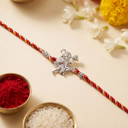 Silver Hanuman Ji Rakhi