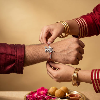 Silver Hanuman Ji Rakhi