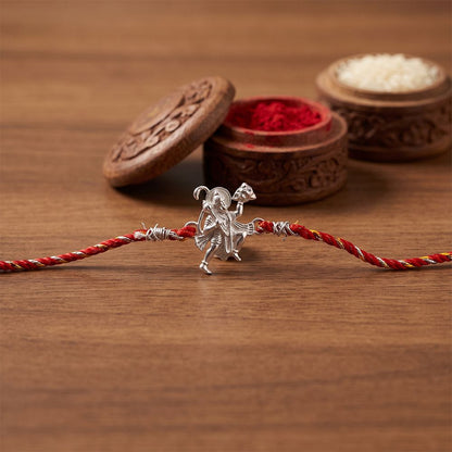 Silver Hanuman Ji Rakhi