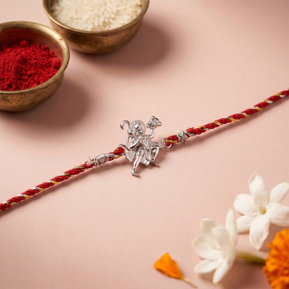 Silver Hanuman Ji Rakhi