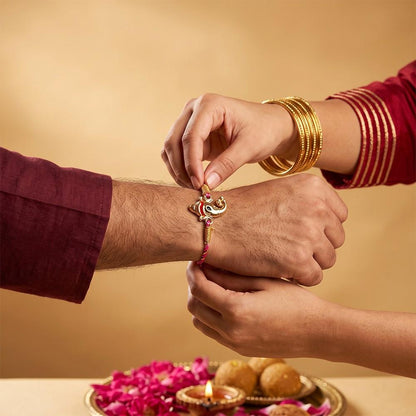 Golden Bala Ganpati Rakhi