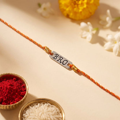 Silver Best Bro Rakhi