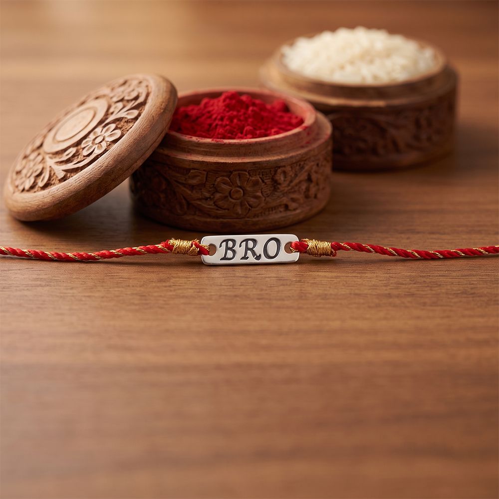Silver Best Bro Rakhi