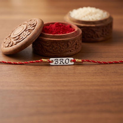 Silver Best Bro Rakhi