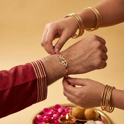 Golden BHAU (brother) Rakhi (Copy)