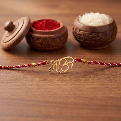 Golden BHAU (brother) Rakhi (Copy)