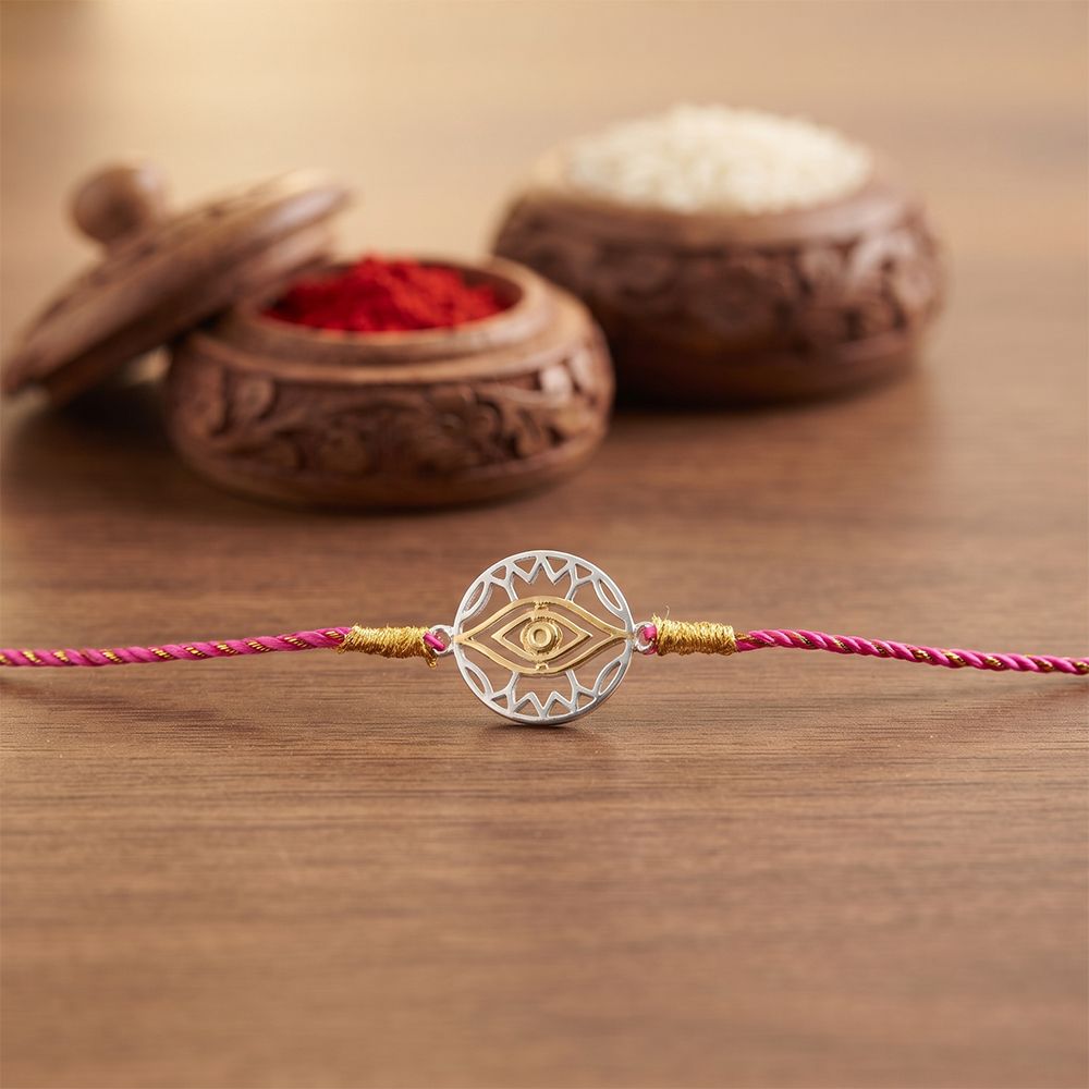 Golden Evil Eye Protect Rakhi