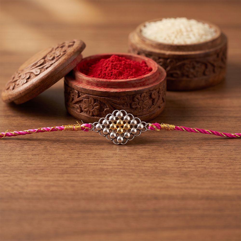 Golden Daisy Classic Rakhi