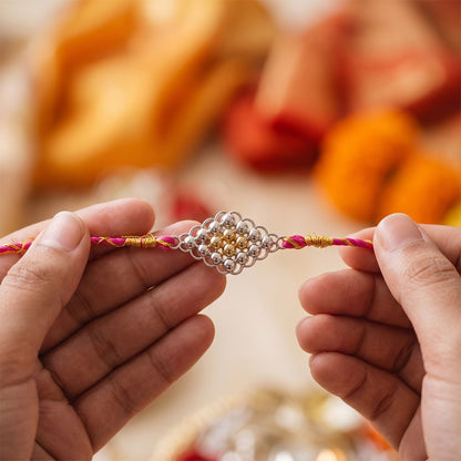 Golden Daisy Classic Rakhi