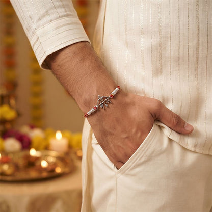 Silver Shree Ram Rakhi
