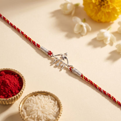 Silver Shree Ram Rakhi