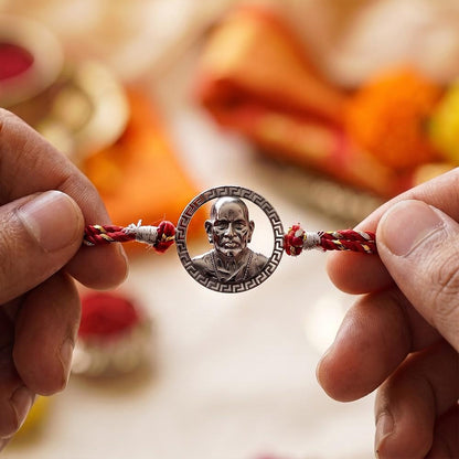 Oxidised Swami Samarth Rakhi