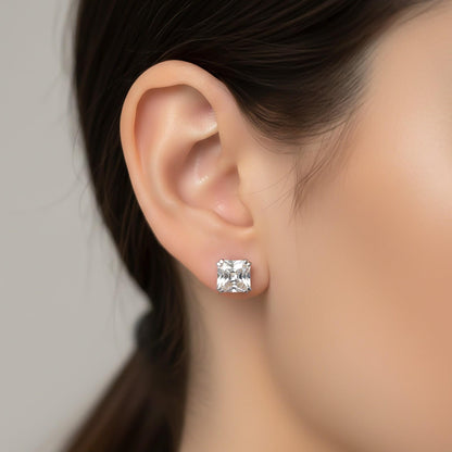 Silver Daily Wear Stud Earrings
