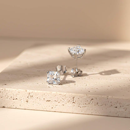 Silver Daily Wear Stud Earrings
