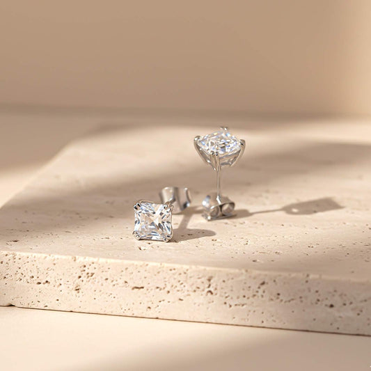 Silver Daily Wear Stud Earrings