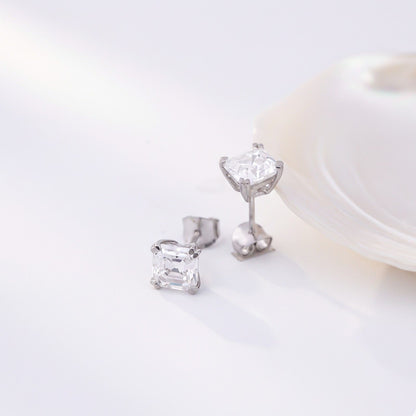 Silver Daily Wear Stud Earrings