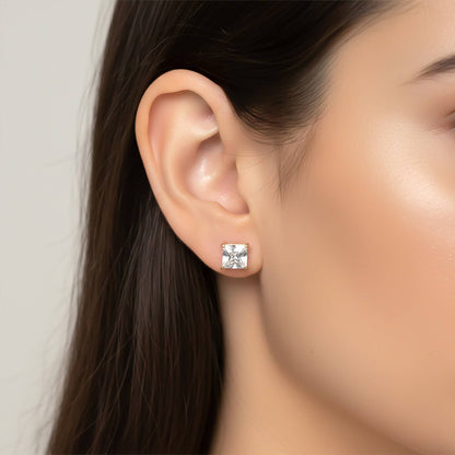 Golden Princess Tiny Stud Earrings