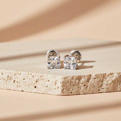 Silver Seeking Solace Stud Earrings