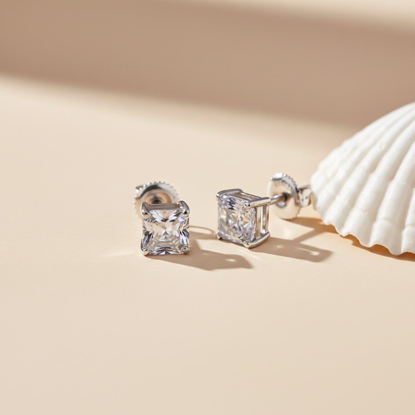 Silver Seeking Solace Stud Earrings