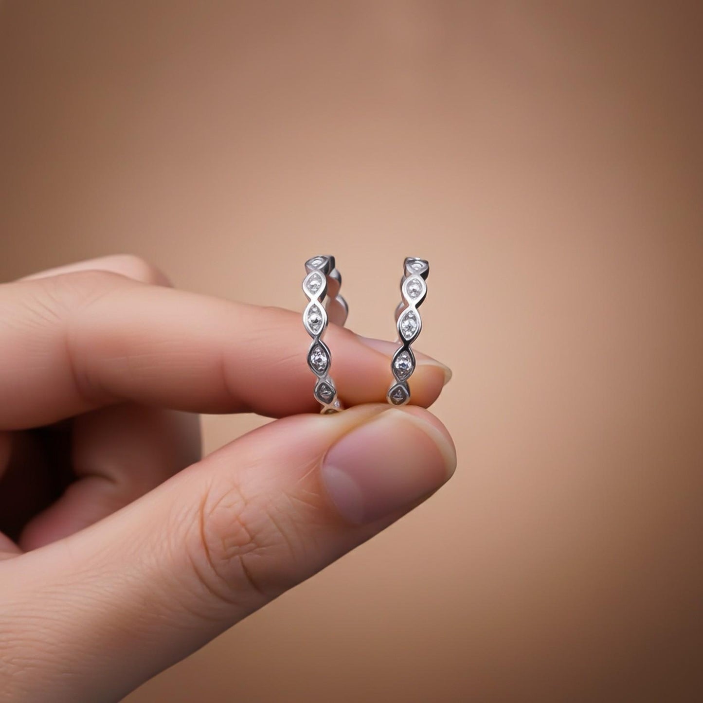 Silver Eternity Toe Rings