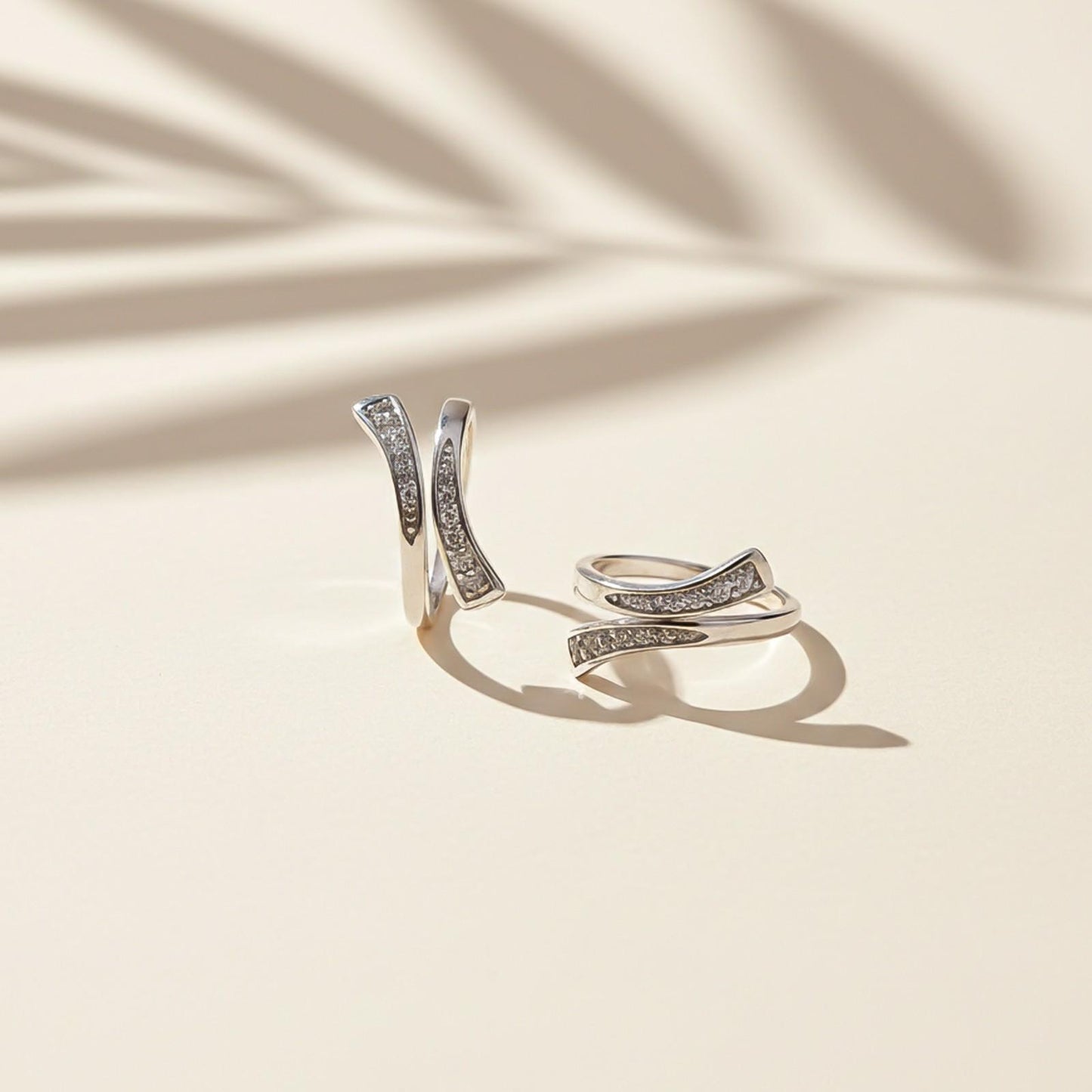 Cubic Zirconia Twist Toe Ring for Women