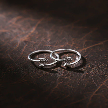 Silver Arrow Toe Rings for Women