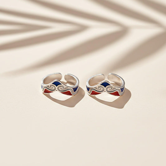 Silver Fancy Toe Ring for Women