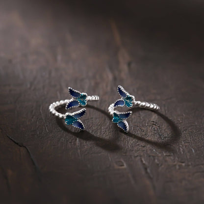 Double Butterfly Design Toe Rings
