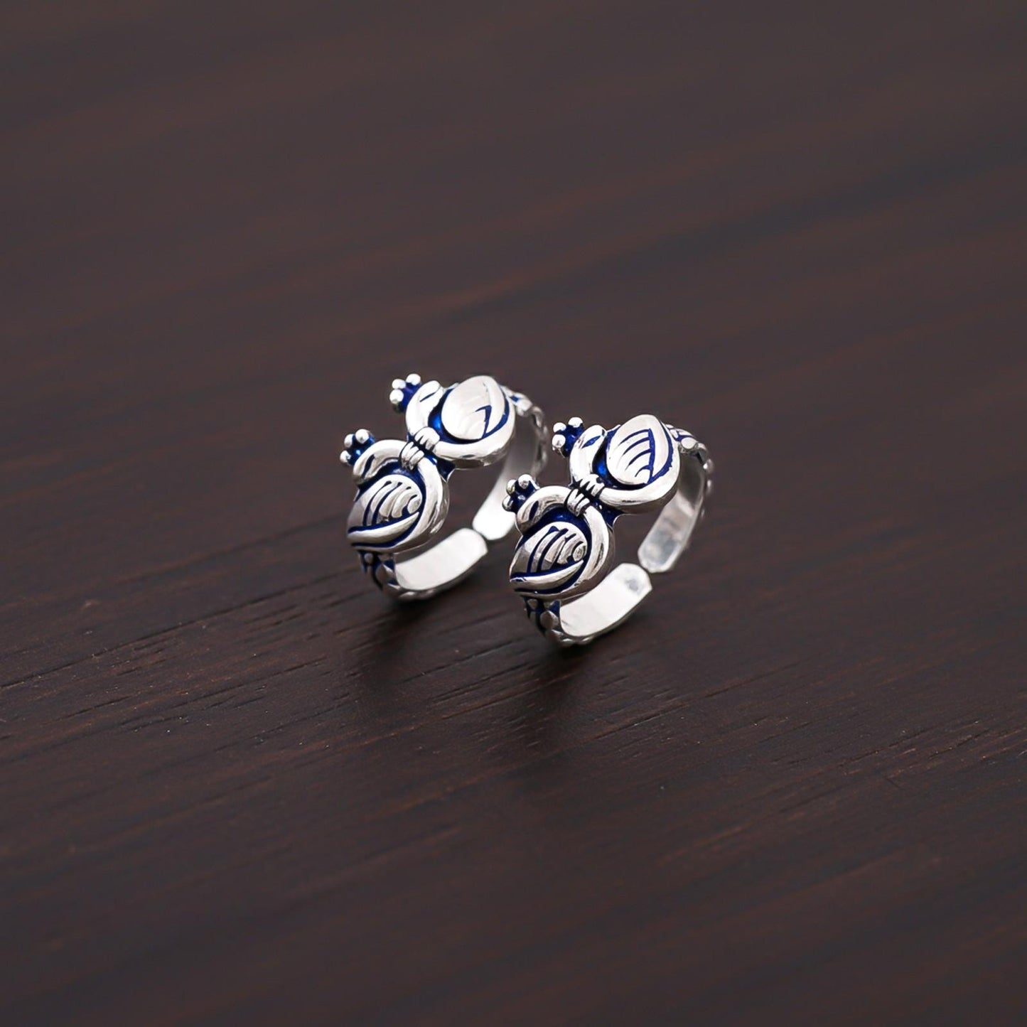 Silver Swans Toe Rings For Women